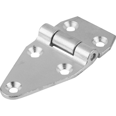 Kipp Hinge Maintenance-Free Form:B 105X50, Steel Galvanized, A1=39, A2=21, A3=70, A4=35 K1141.06703550